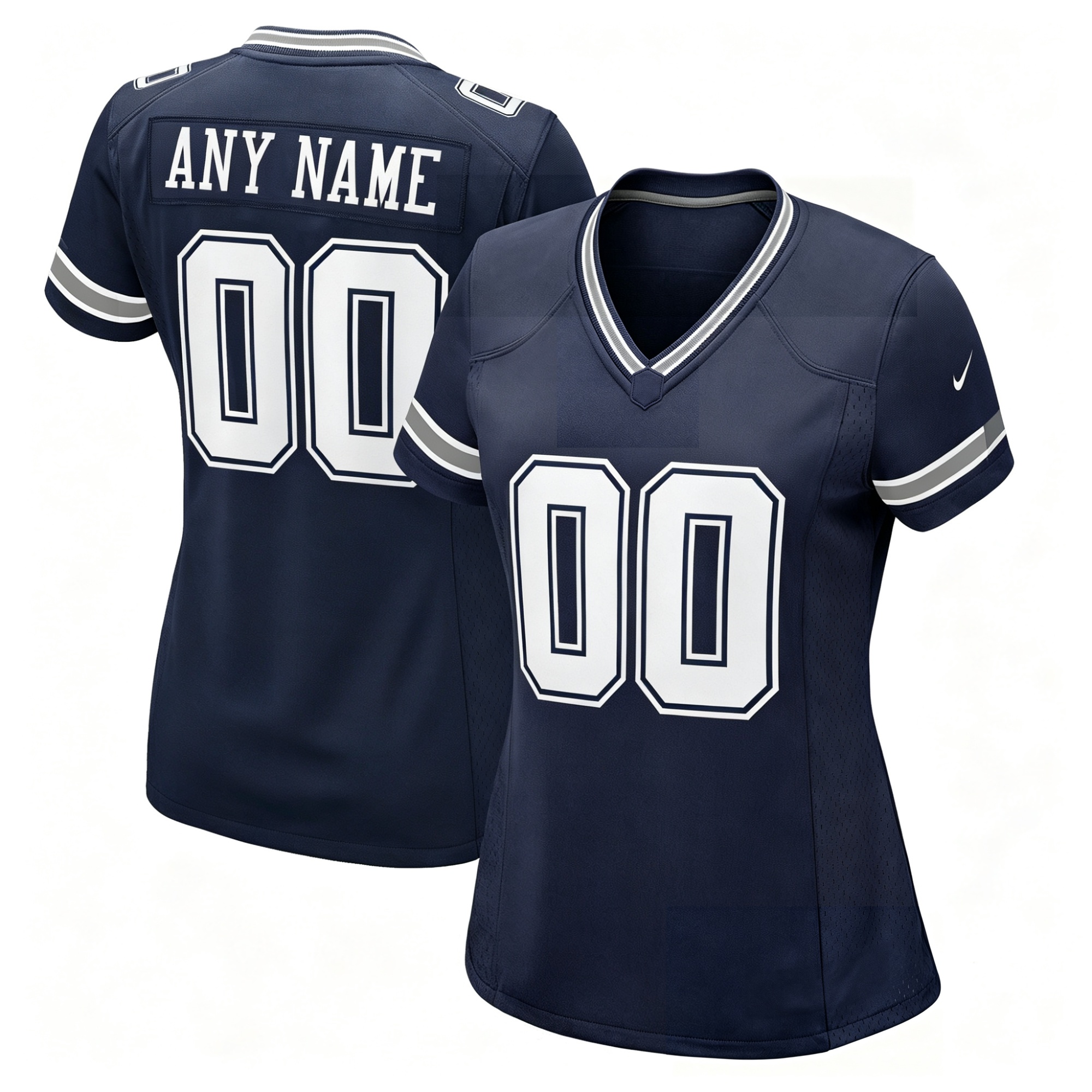 Women's Custom Navy Jersey