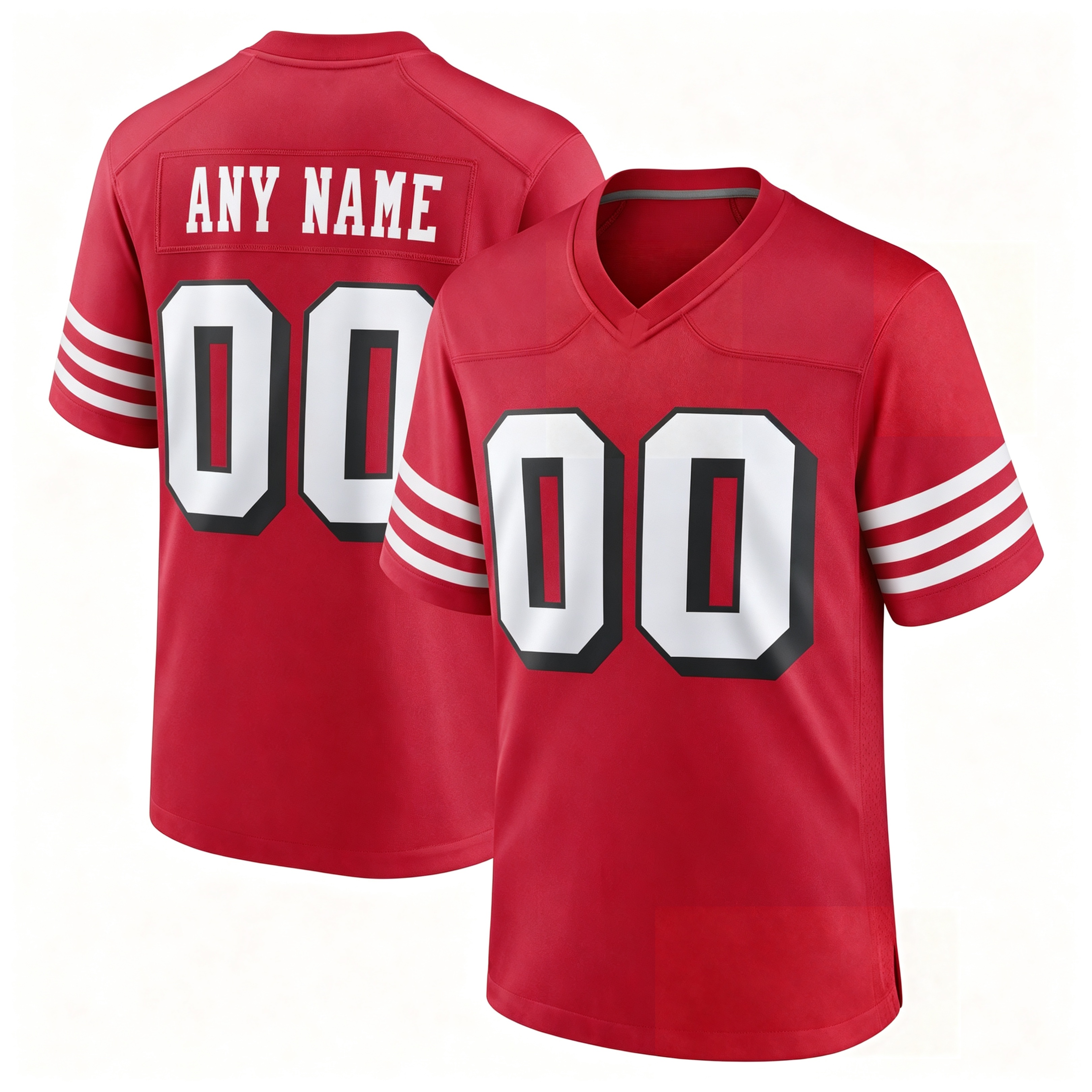 Men's Custom Scarlet Jersey