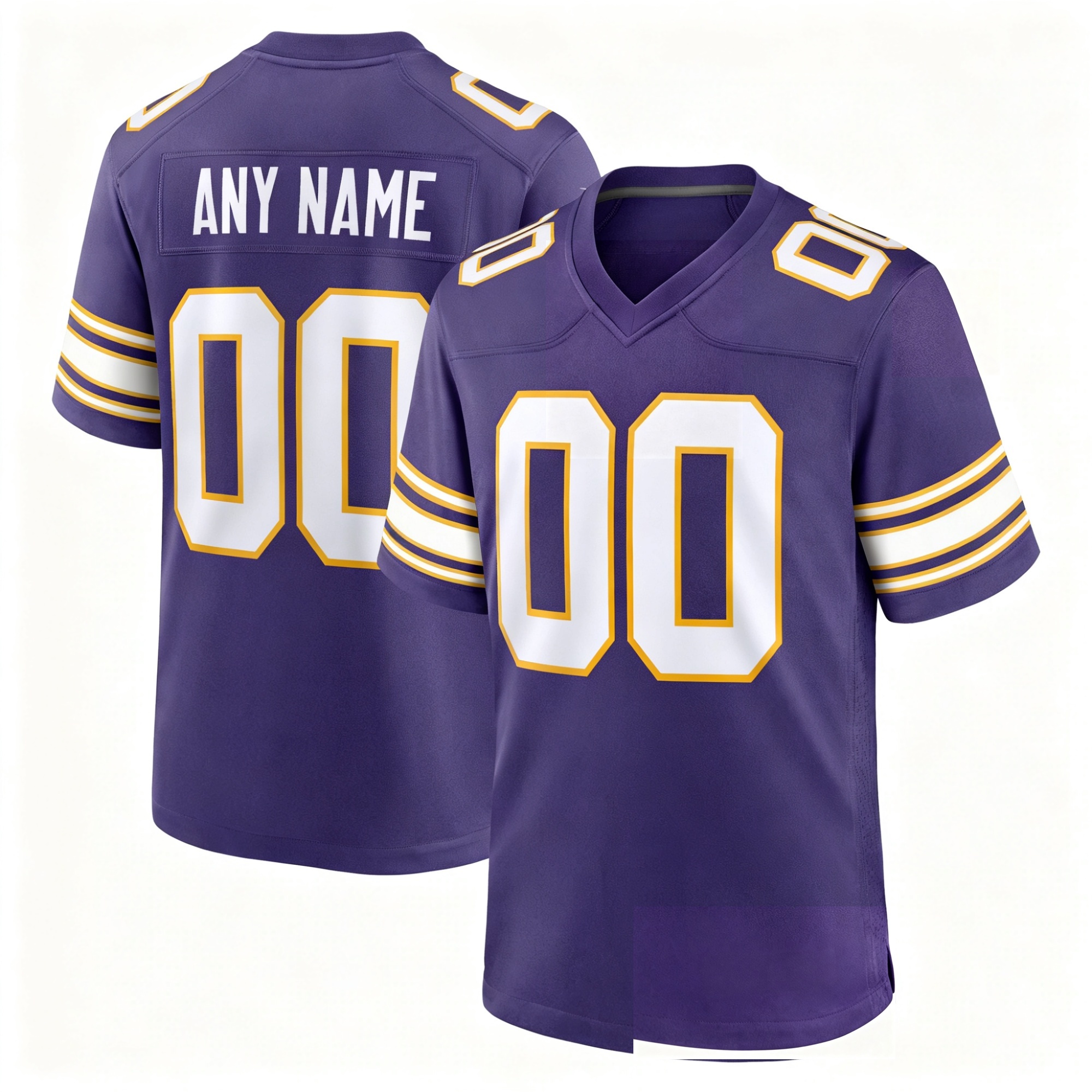 Men's Custom Purple Jersey