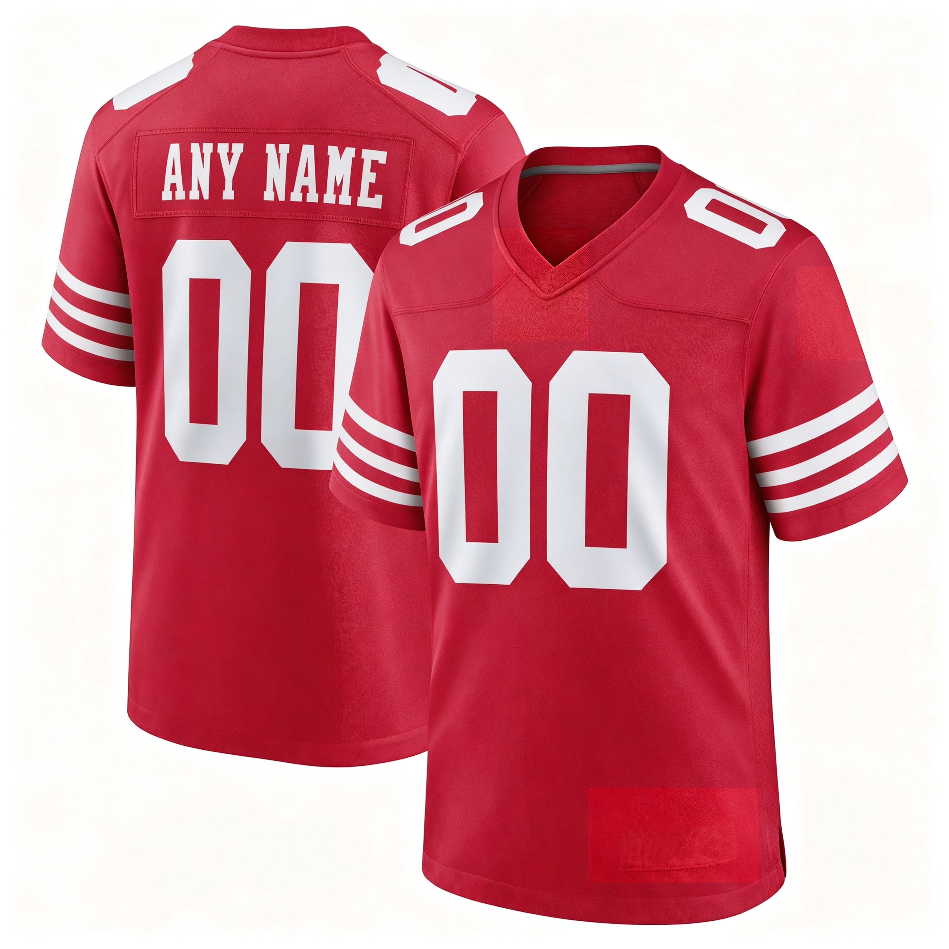 Men's Custom Scarlet Jersey