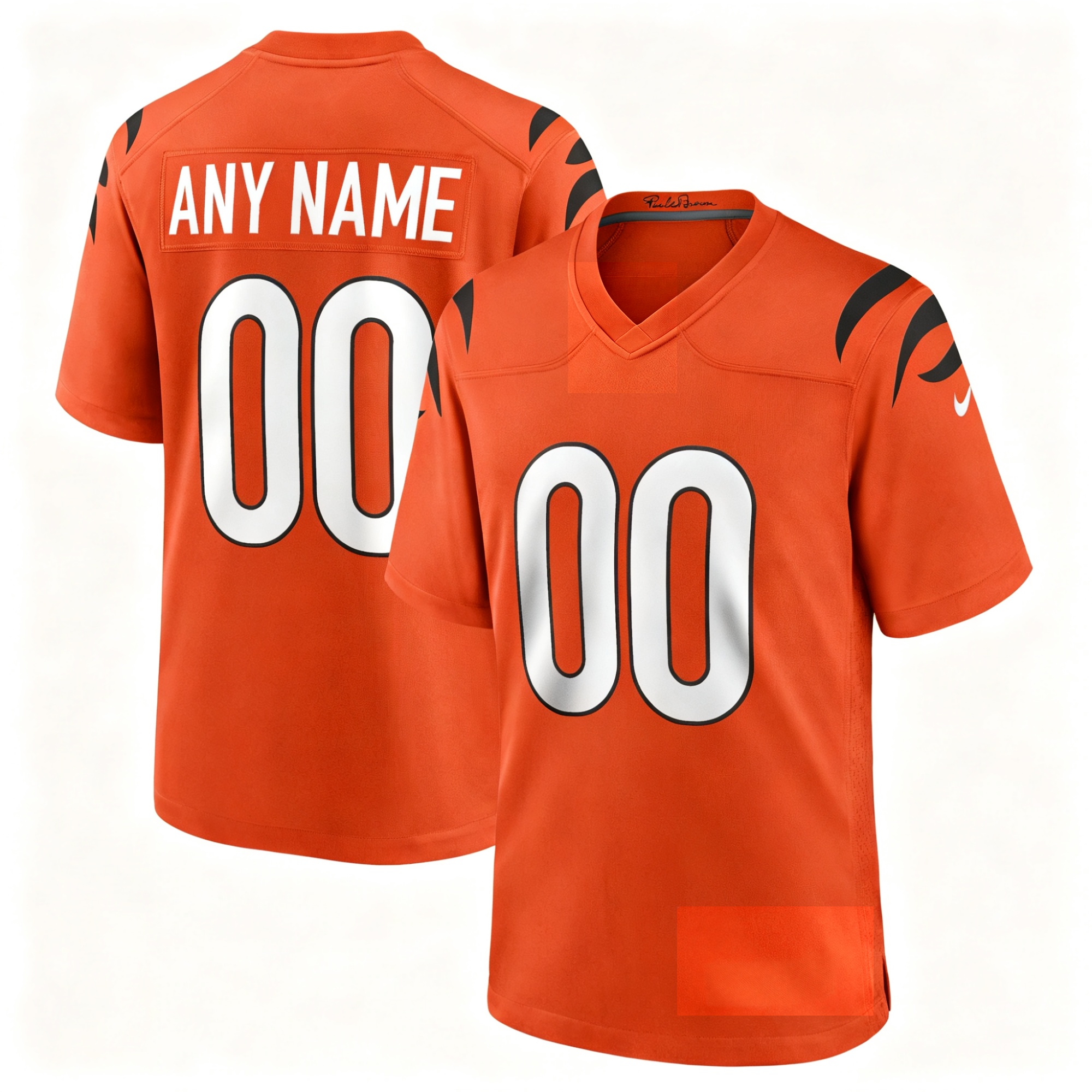 Men's Custom Orange Jersey