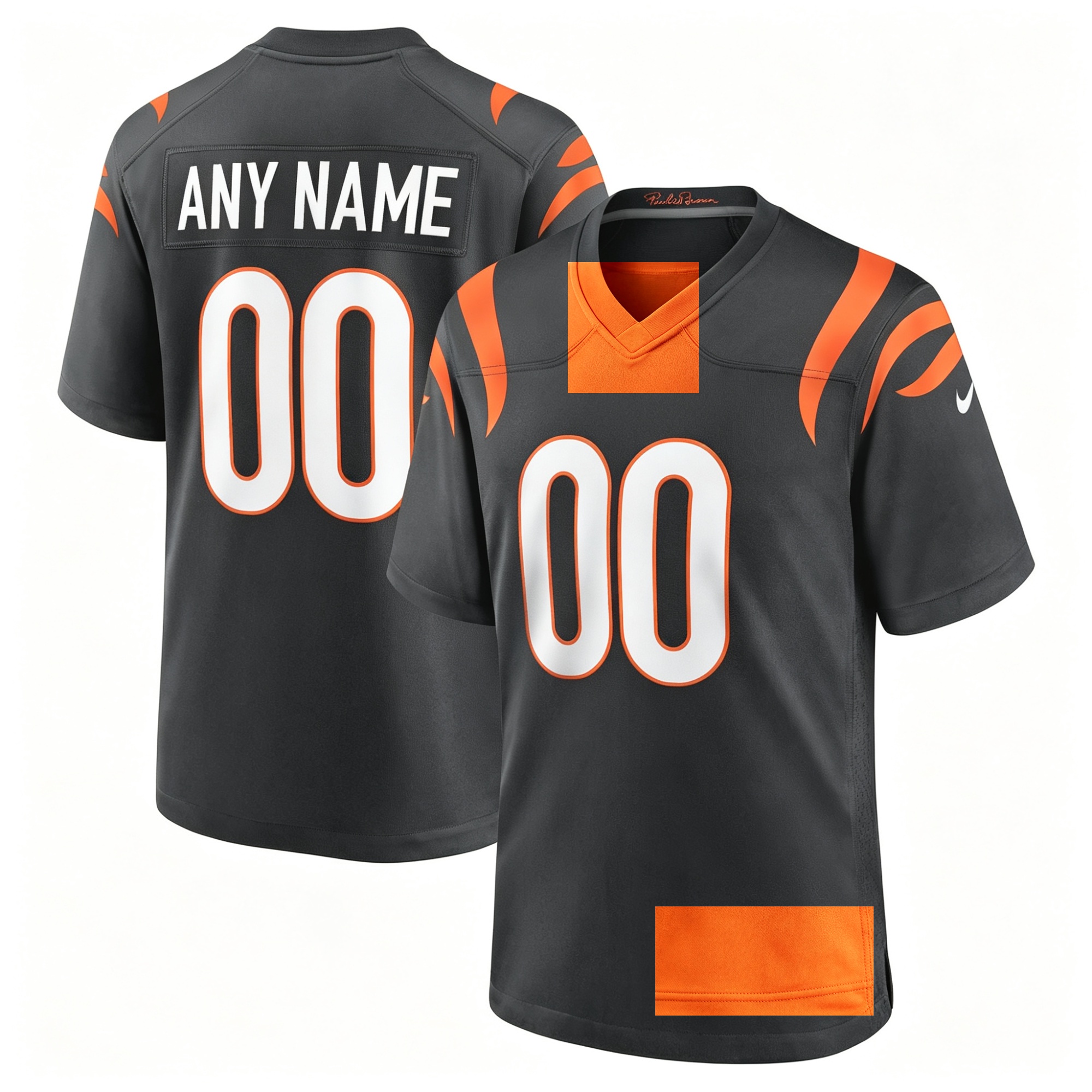 Men's Custom Black Jersey