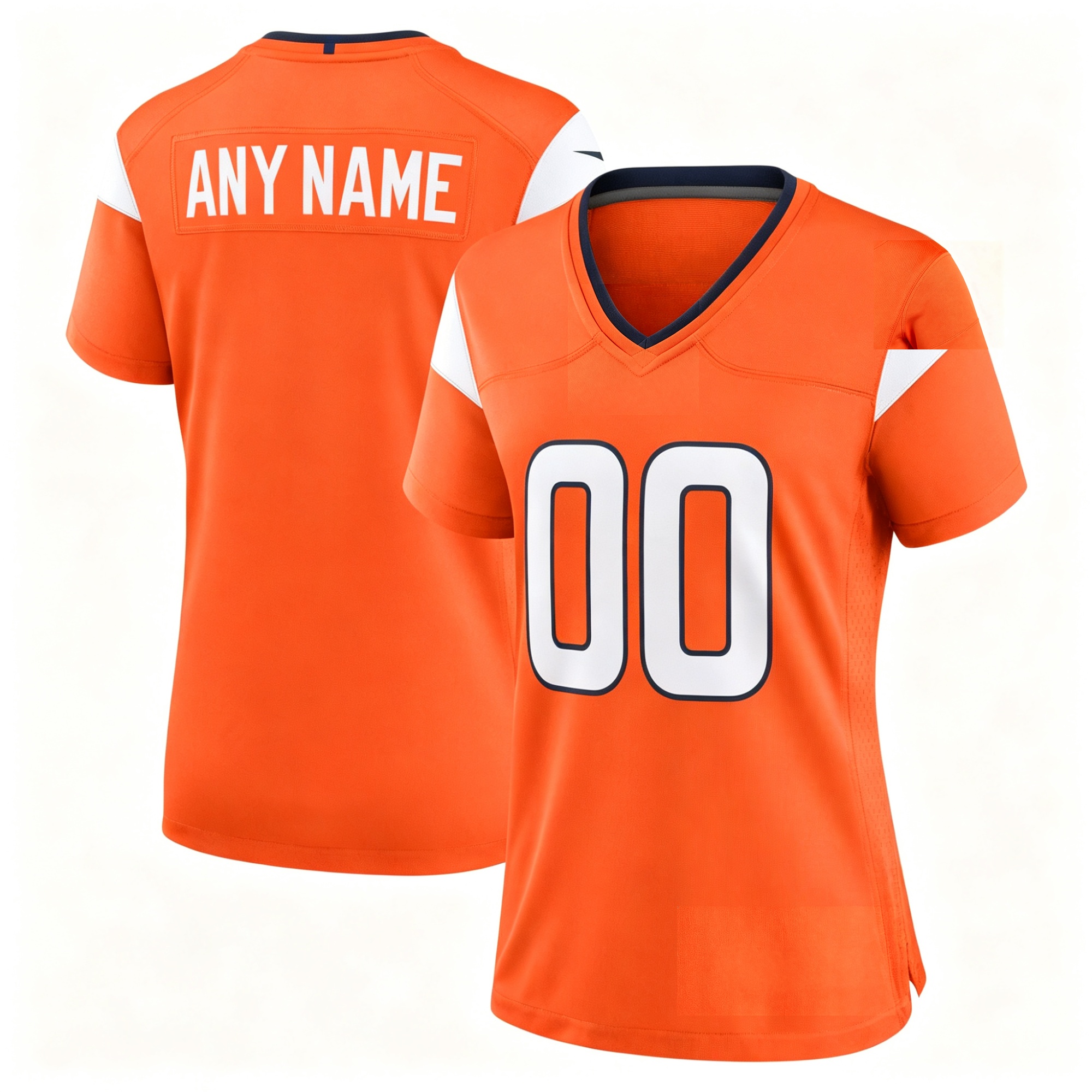 Women's Custom Orange Jersey