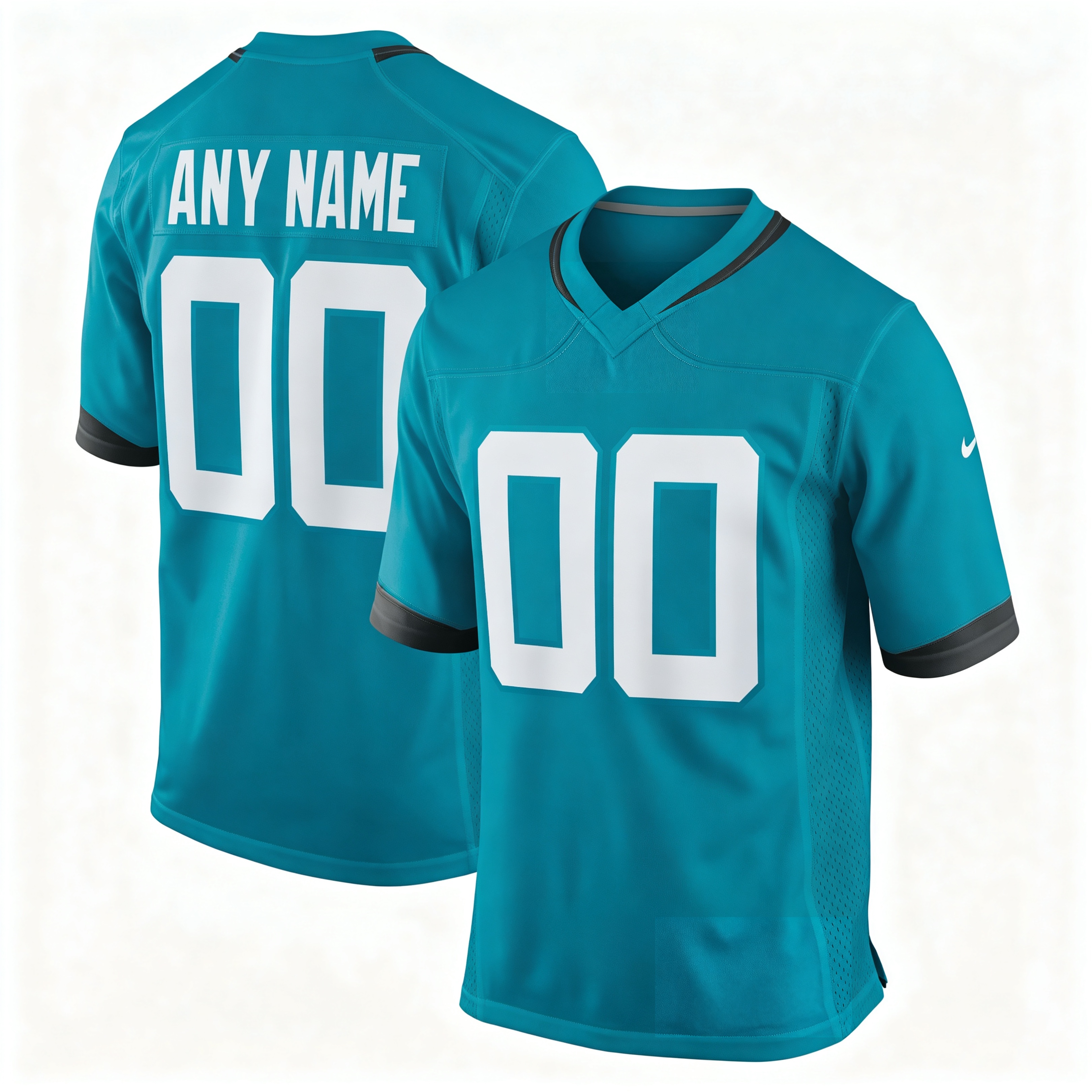 Men's Custom Teal Jersey