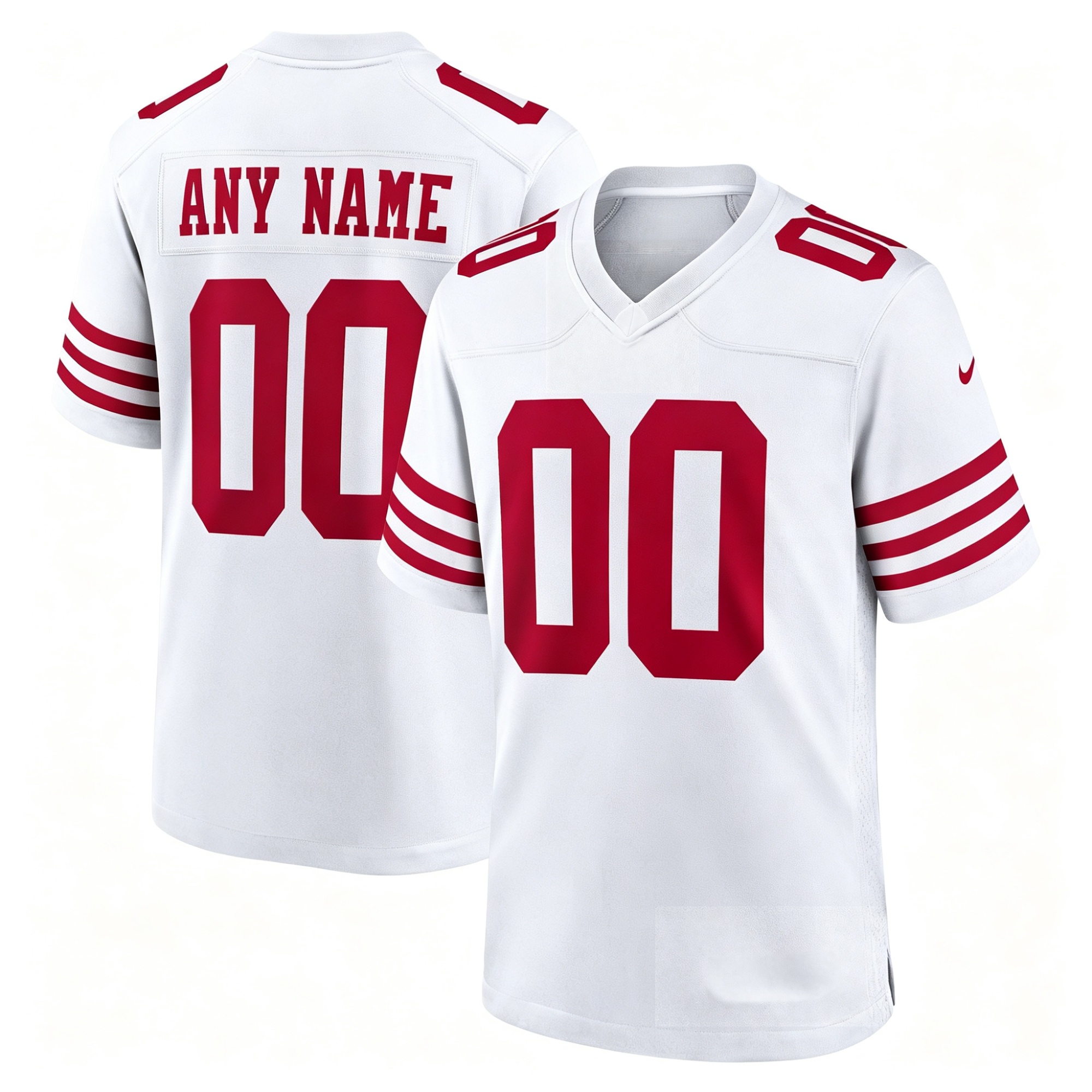 Men's Custom White Player Jersey