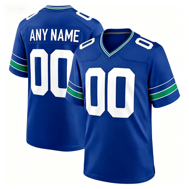 Men's Custom Royal Throwback Jersey
